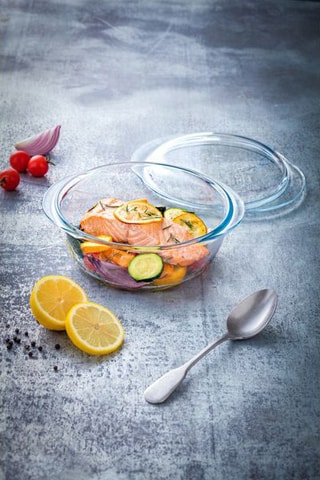 3 cocotte in vetro - 1,3 l, 2,1 l e 3 l