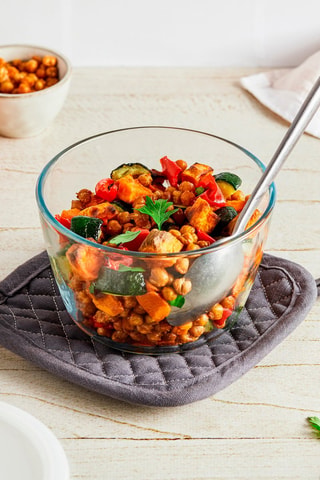 Contenitore salvafreschezza rotondo in vetro borosilicato Cook & Freeze - 1,6 l