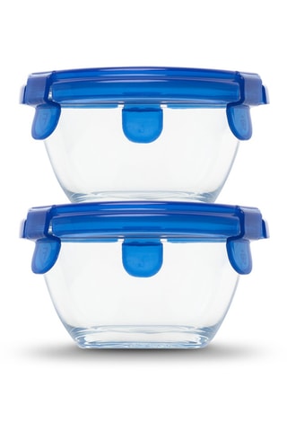 2 contenitori salvafreschezza in vetro borosilicato Click - 36 cl