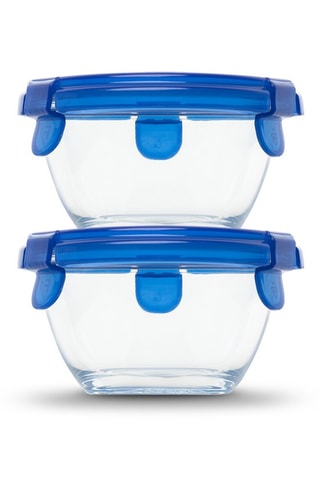 2 contenitori salvafreschezza in vetro borosilicato Click - 36 cl