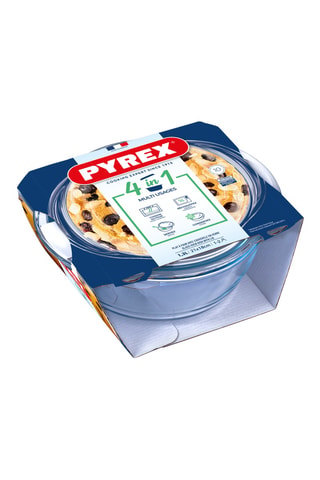 Cocotte con coperchio in vetro borosilicato In - 1 l