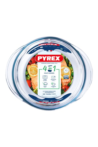 Cocotte con coperchio in vetro borosilicato In - 2,1 l