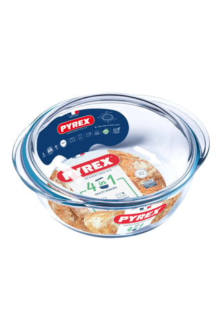 Cocotte in vetro borosilicato In - 27 cm