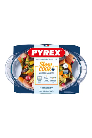Cocotte con coperchio in vetro borosilicato Slow Cook - 4,1 l