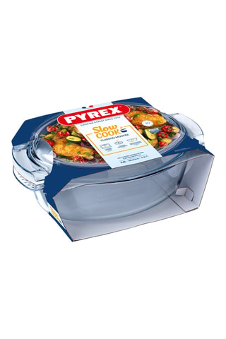 Cocotte ovale con coperchio in vetro borosilicato Slow Cook - 4,4 l