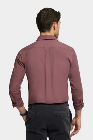 Camicia in cotone bio - Rosa scuro