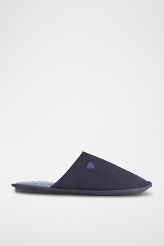 Pantofole in velluto - Navy