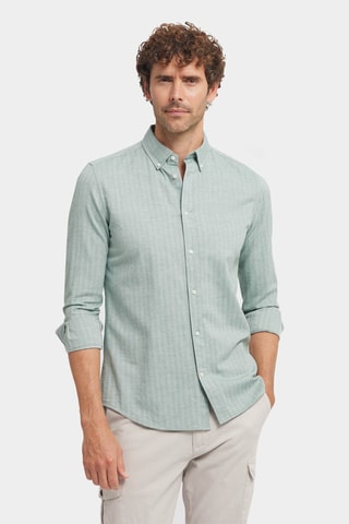 Camicia regular - Verde