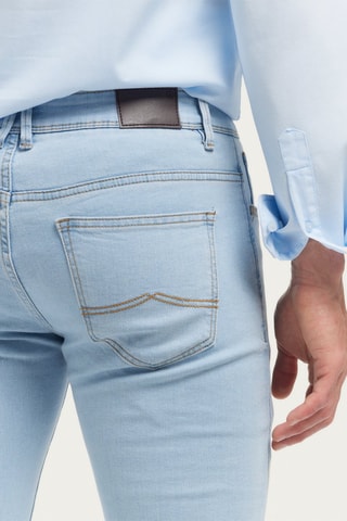 Jeans slim - Bianco e blu