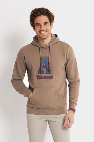 Felpa con cappuccio - Verde