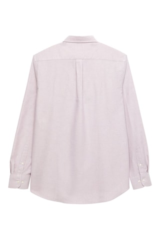 Camicia regular in cotone bio - Rosa