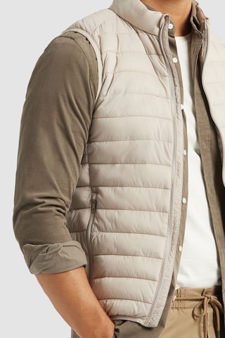 Piumino senza maniche - Beige