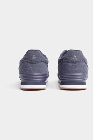 Sneakers in pelle scamosciata - Blu