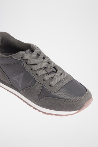 Sneakers in pelle scamosciata - Grigio