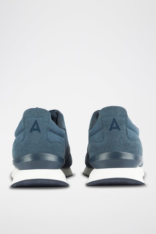 Sneakers in pelle scamosciata - Blu