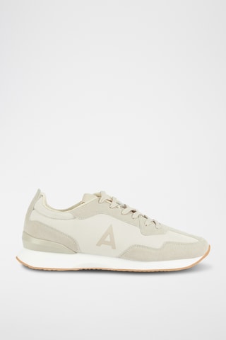 Sneakers in pelle scamosciata - Beige