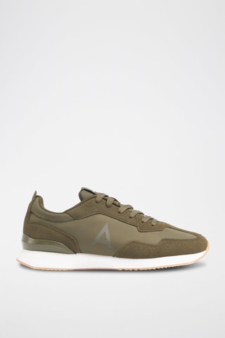 Sneakers in pelle scamosciata - Verde