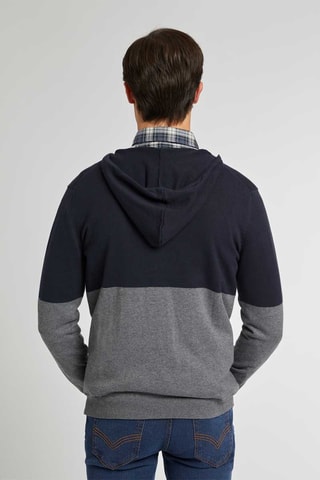 Felpa con cappuccio - Navy