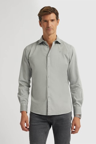Camicia regular - Grigio