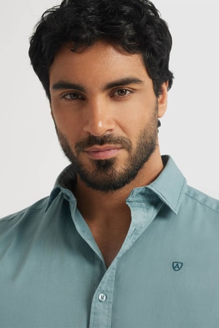 Camicia regular - Azzurro