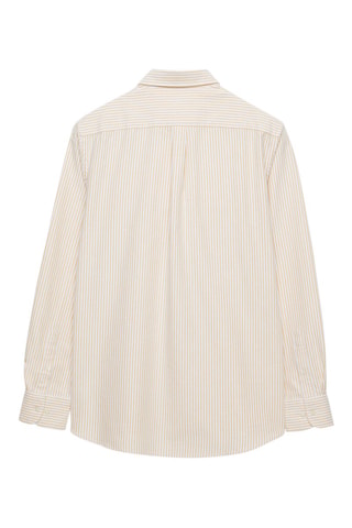 Camicia regular - Bianco e giallo