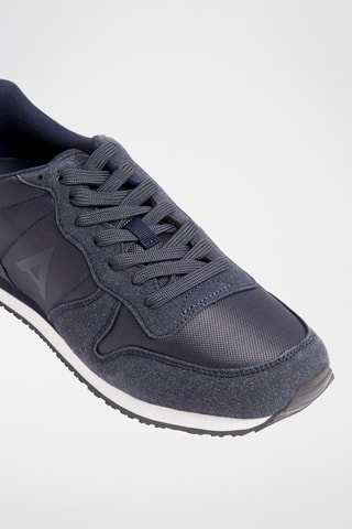 Sneakers in pelle scamosciata - Navy