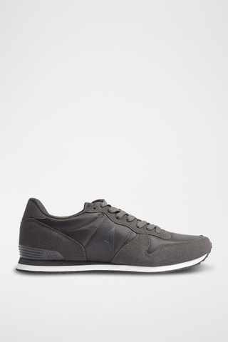 Sneakers in pelle scamosciata - Grigio