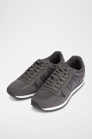 Sneakers in pelle scamosciata - Grigio