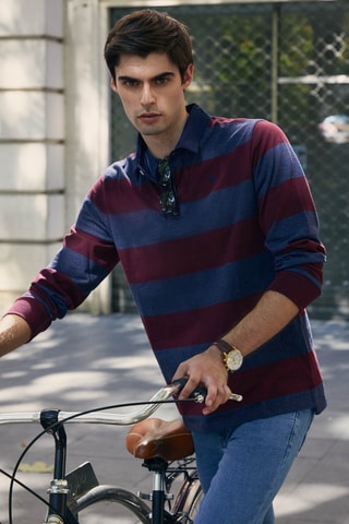 Polo regular - Rosa scuro