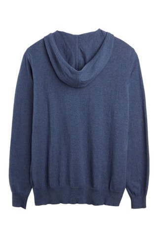 Felpa con cappuccio - Blu