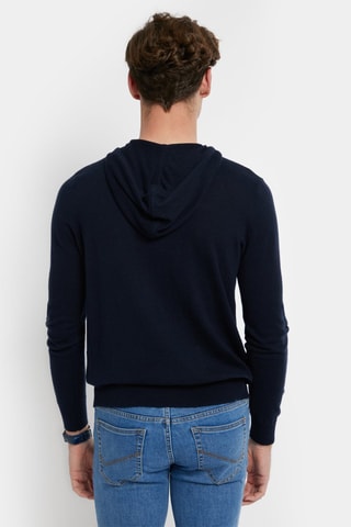 Felpa con cappuccio - Navy