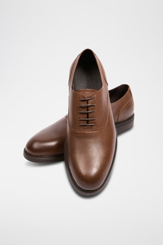 Oxford in pelle - Kaki