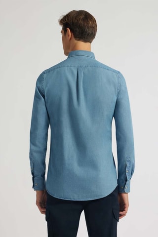 Camicia regular in jeans - Blu