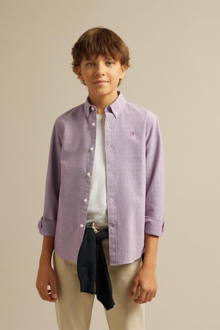 Camicia in cotone bio - Rosso