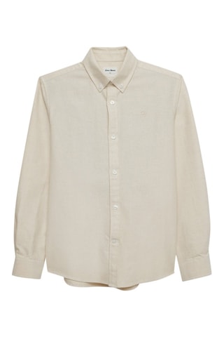 Camicia in cotone bio - Marrone
