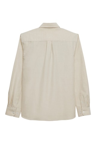 Camicia in cotone bio - Marrone