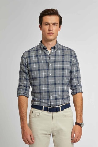 Camicia regular - Grigio