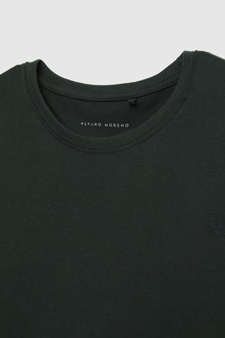 T-shirt regular - Verde scuro