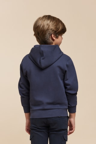 Felpa con cappuccio - Navy