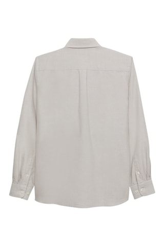 Camicia in cotone bio - Beige
