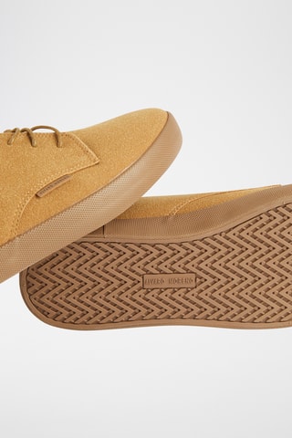 Sneakers in pelle scamosciata - Marrone