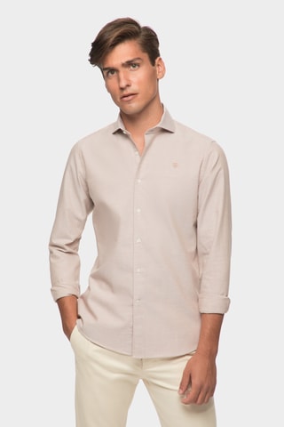 Camicia regular - Marrone