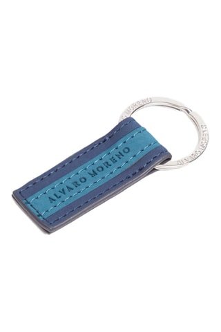 Portacarte e portachiave in pelle - Navy