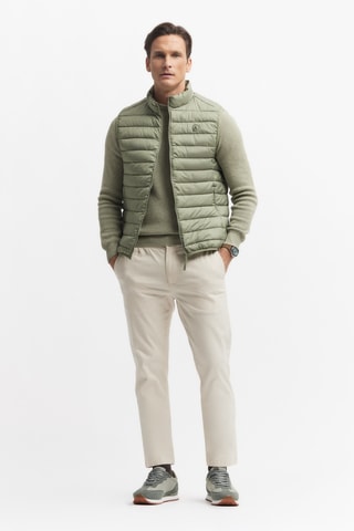 Piumino senza maniche - Verde