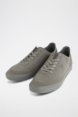 Sneakers in pelle scamosciata - Grigio
