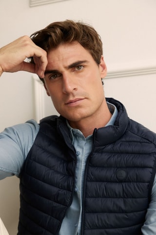 Piumino senza maniche - Navy