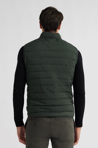 Piumino senza maniche - Verde scuro