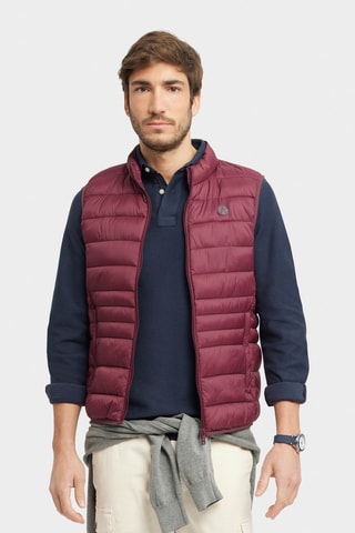 Piumino senza maniche - Rosa scuro