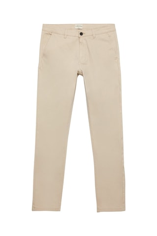 Pantaloni chino slim - Beige