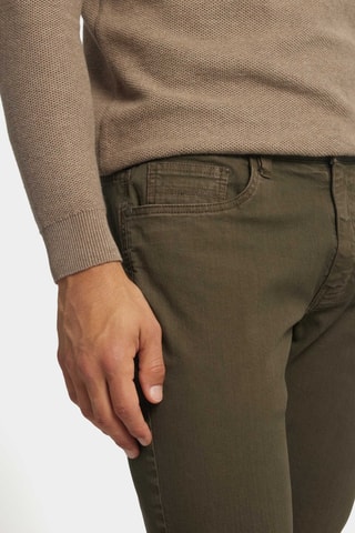 Pantaloni slim - Verde scuro